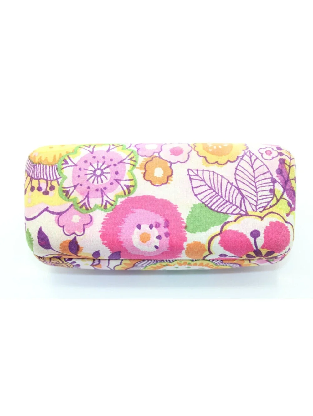 Vera Bradley Clementine Floral Pattern Hard Shell Eyeglass Case
